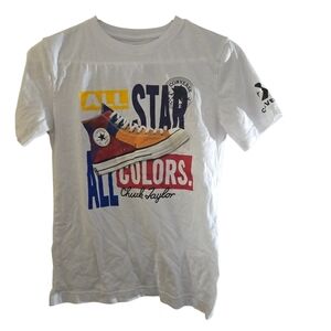 Converse Youth White T-Shirt Size Medium